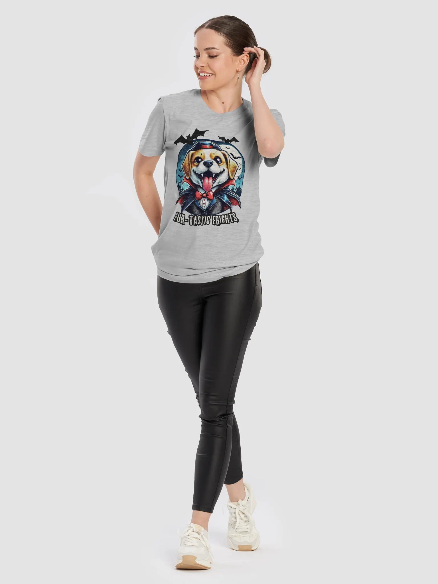 Vampire Pup Halloween Tee product image (58)