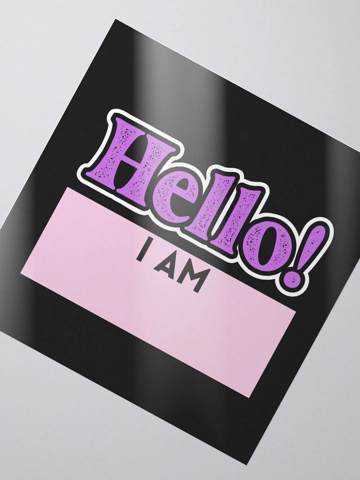 Name Sticker product image (2)