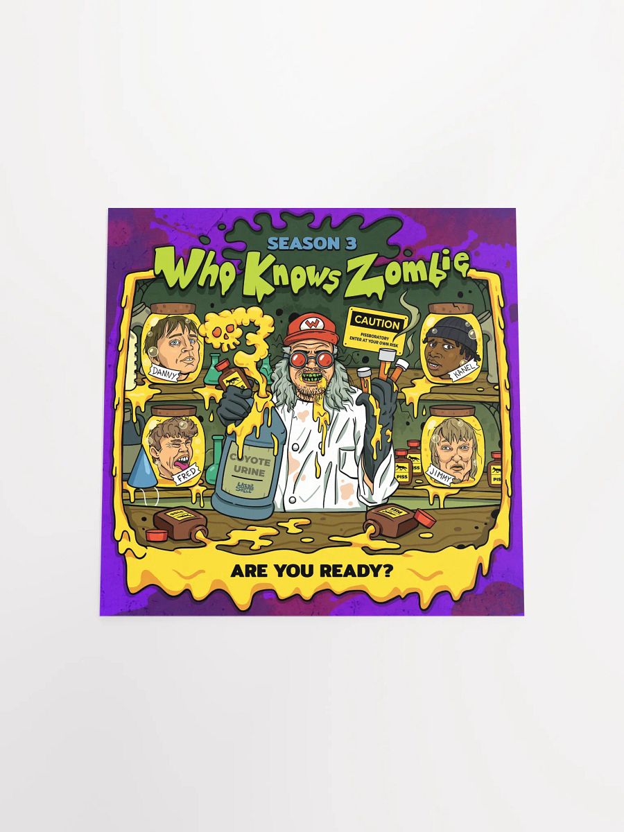WhoKnowsZombie - The Scientist (Cartoon Poster) product image (20)