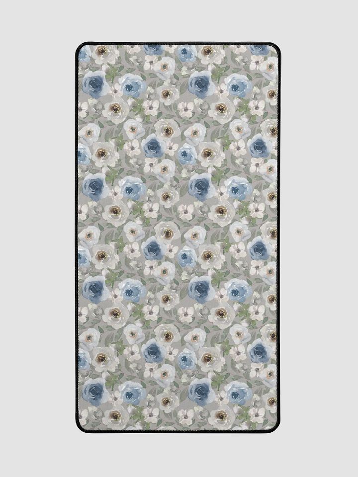 Grey Roses Desk Mat product image (2)