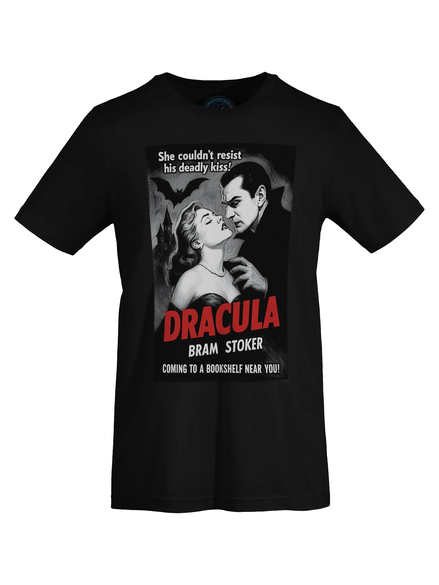 "Dracula" 1950's Faux Retro Film Poster Bram Stoker Concert Tee Fit Unisex T-Shirt product image (59)