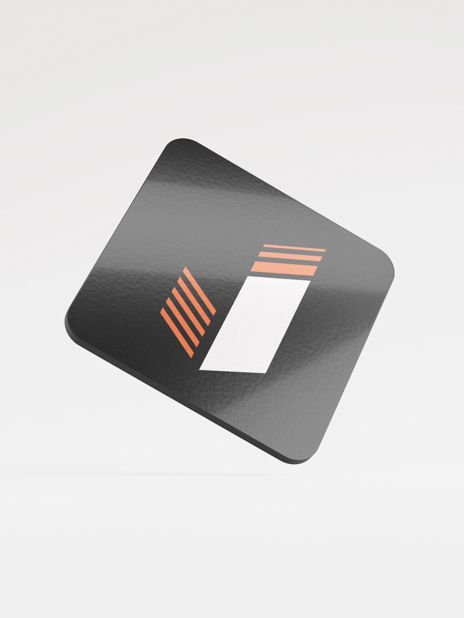 CLASSIC Logo Cork Coaster • Black product image (1)