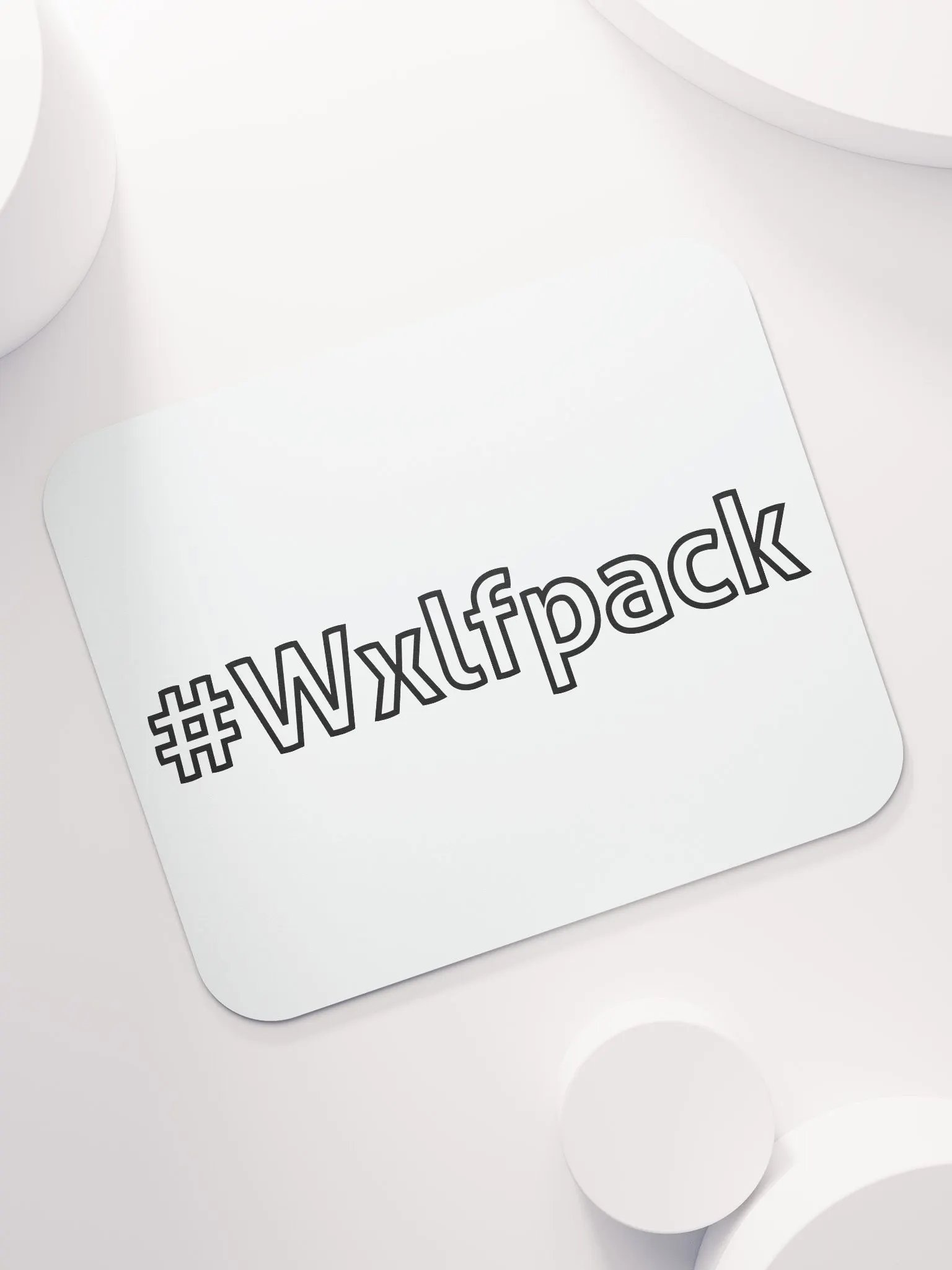 Wxlfpack Mouse Pad-White product image (7)