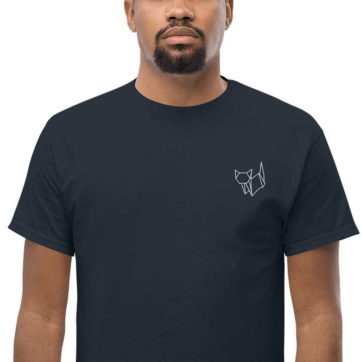 Embroidered Origami Cat T-Shirt product image (2)