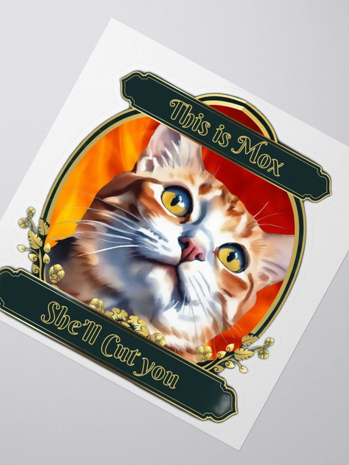 She'll Cut you Sticker product image (2)