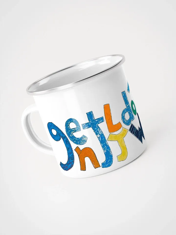 Gently Down the Stream Enamel Mug product image (1)
