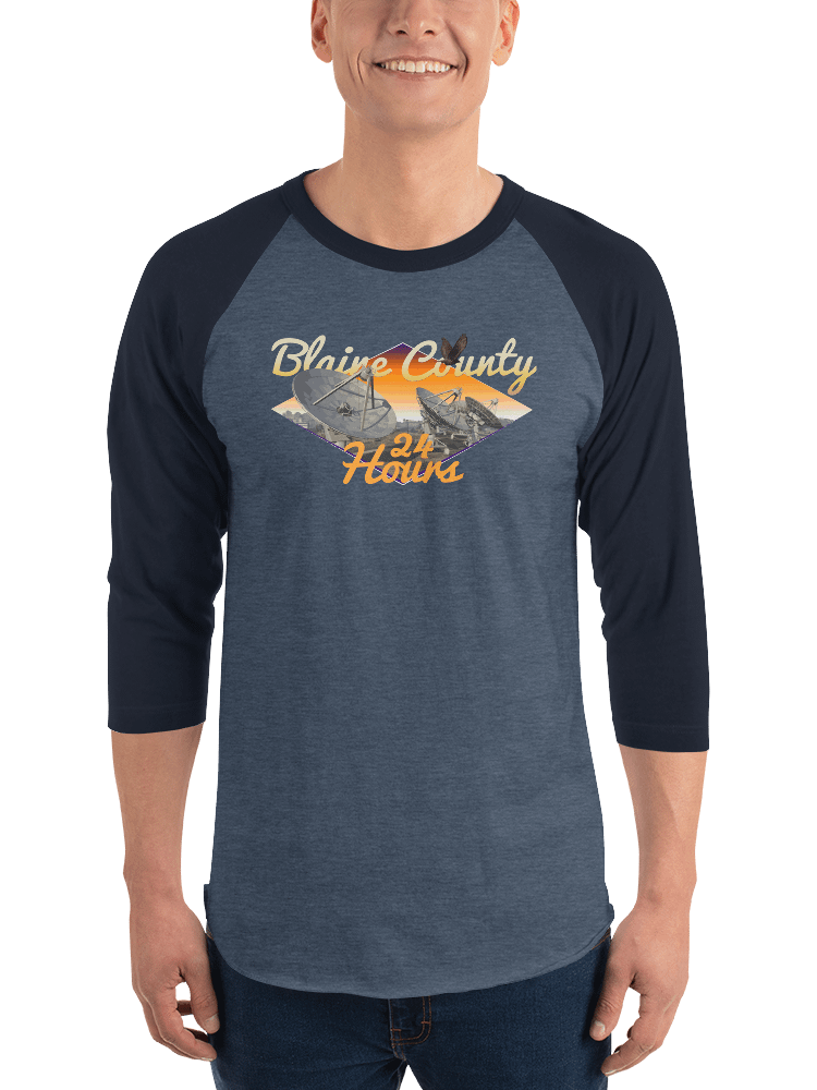 BC24 Sunset & Satellites Baseball Tee product image (1)