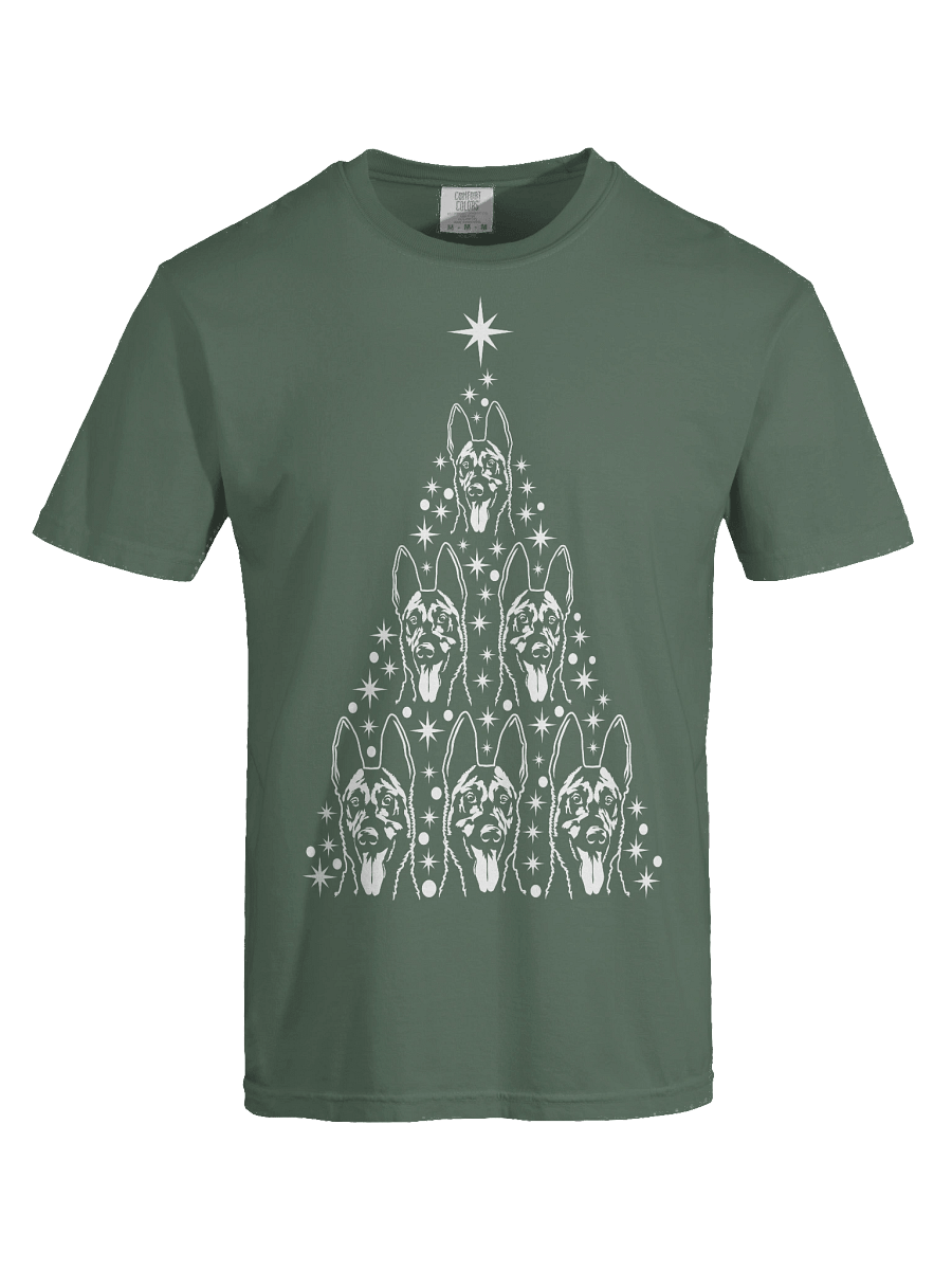 Belgian Malinois Christmas Tree T-Shirt product image (27)