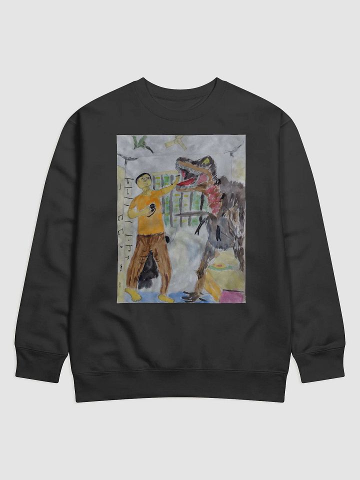 Cotton Heritage Premium Sweatshirt： Me vs T.rex product image (6)