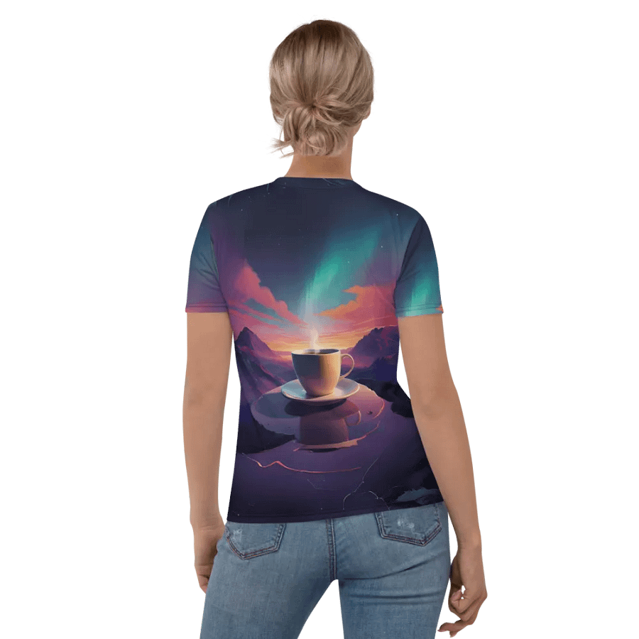 Coffee Sunset All Over Print T-shirt product image (5)