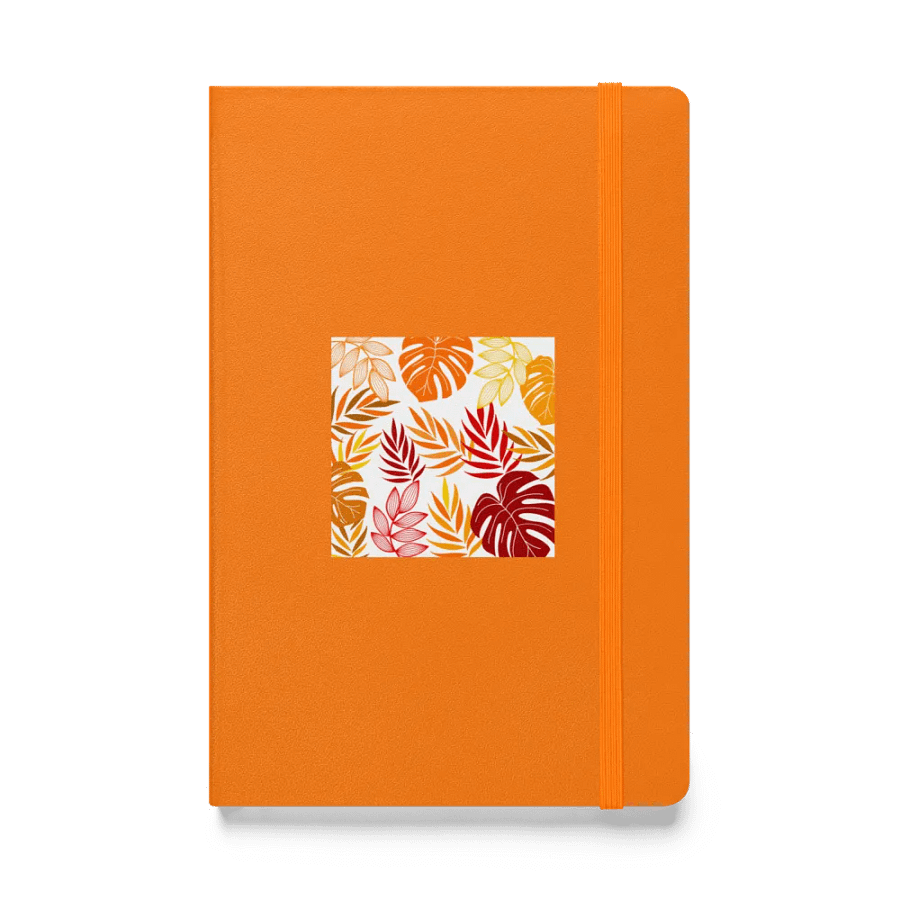 Autumn Leaves Hardcover Notebook product image (1)