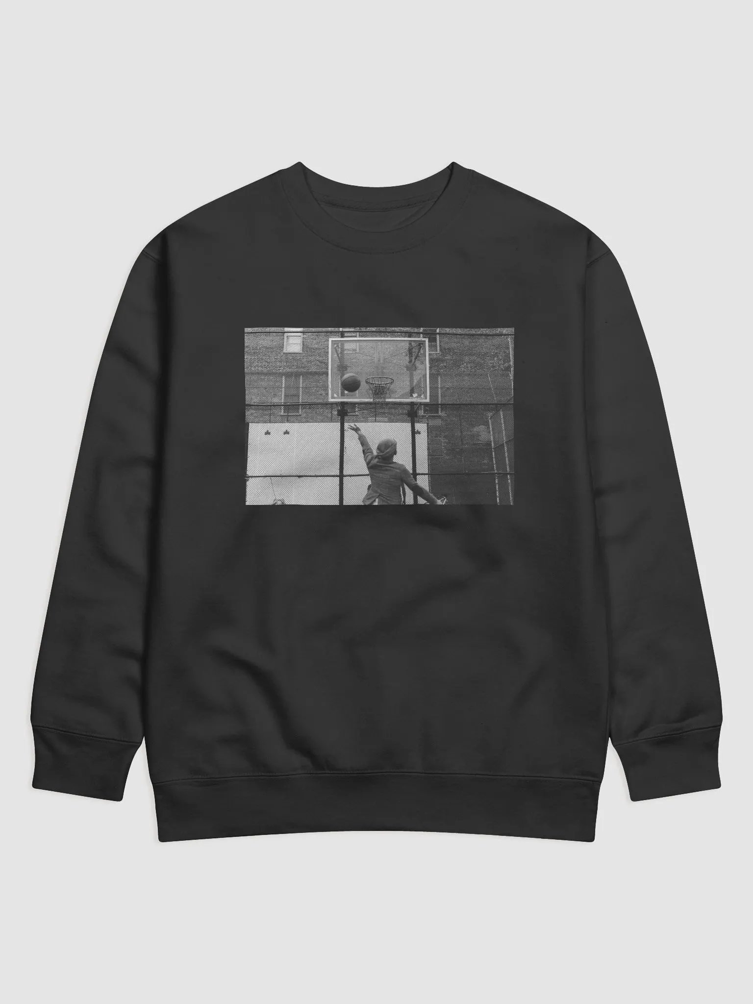 "Hoops" Cotton Heritage Premium Sweatshirt - 01955 product image (1)