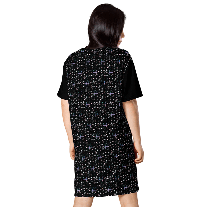 Pisces, Pastel Pisces Glyph, Tee Dress product image (2)