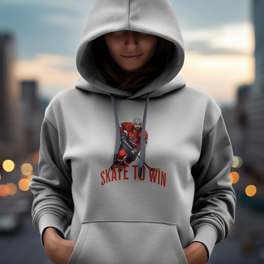 Skate to win unisex premium hoodie product image (4)