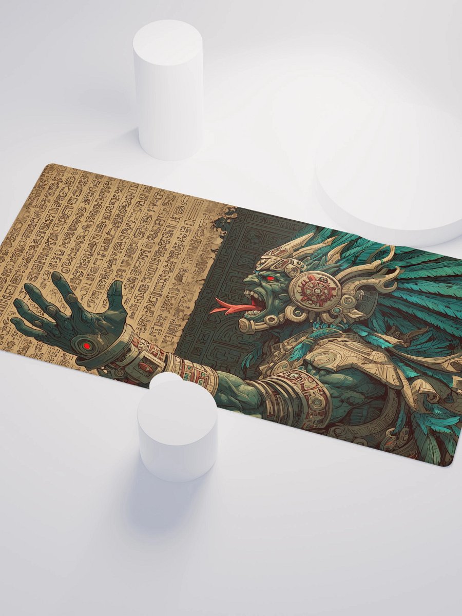 Techno-Aztec Fury – Extended Gaming Mouse Mat product image (1)