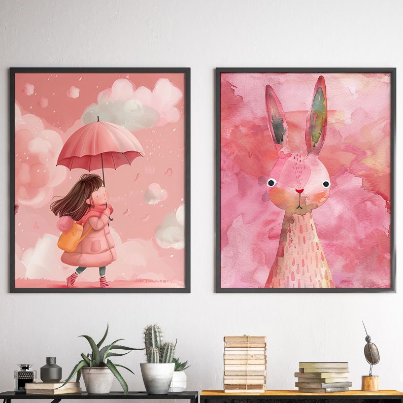 Coquette Gallery Wall Set of 22 DIGITAL Pastel Pink Prints product image (12)