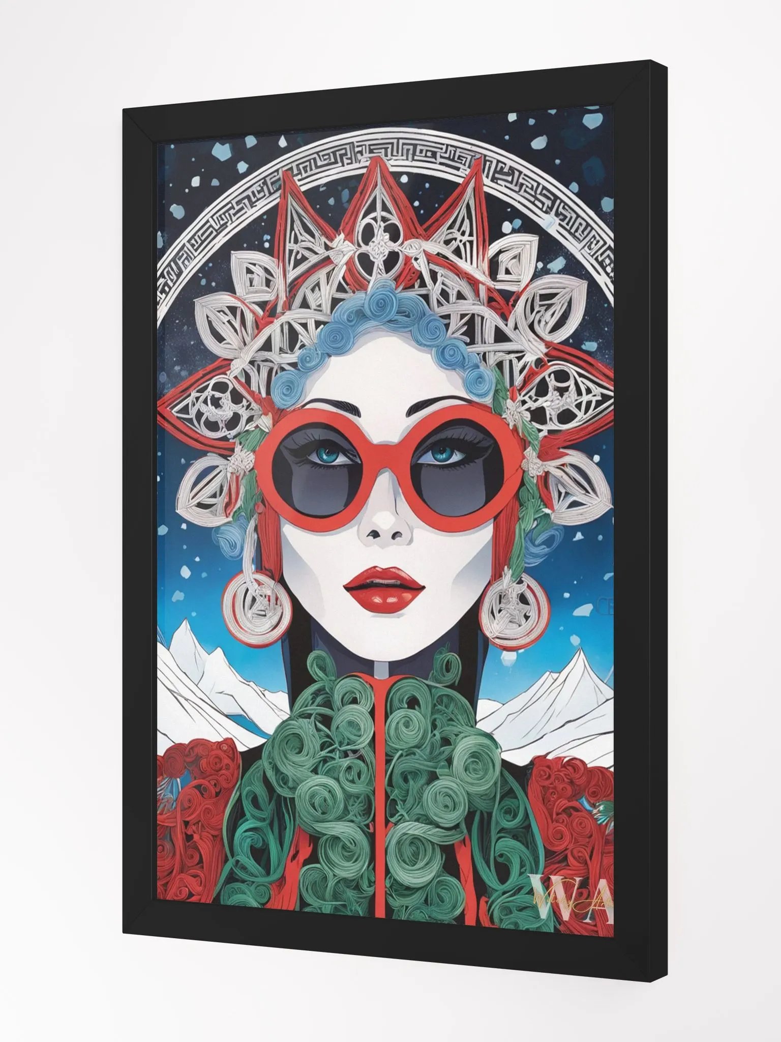 Winter Wiccan 05 - Framed Matte Poster product image (5)