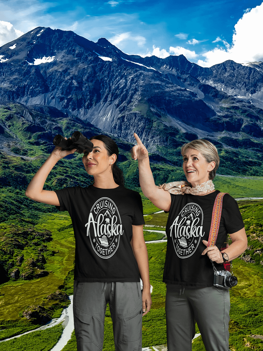 Cruising Alaska Together Unisex Softstyle T-Shirt Dark Colours product image (3)