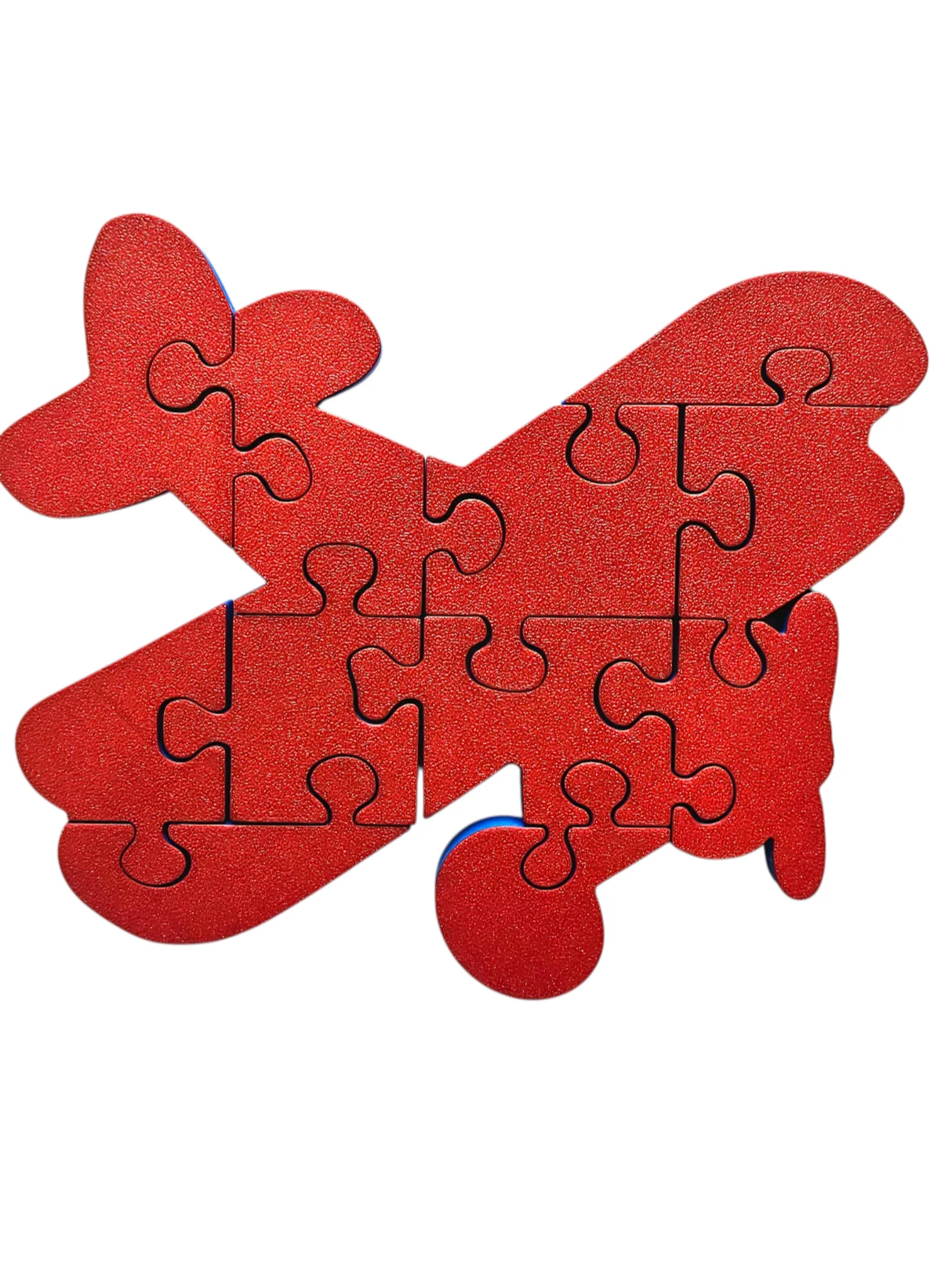 Airplane 3D Printed Jigsaw Puzzle – A Sky-High Brain Teaser for Little Hands! product image (3)
