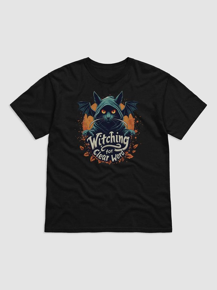 Witching for Clear Word Cat T-Shirt product image (1)