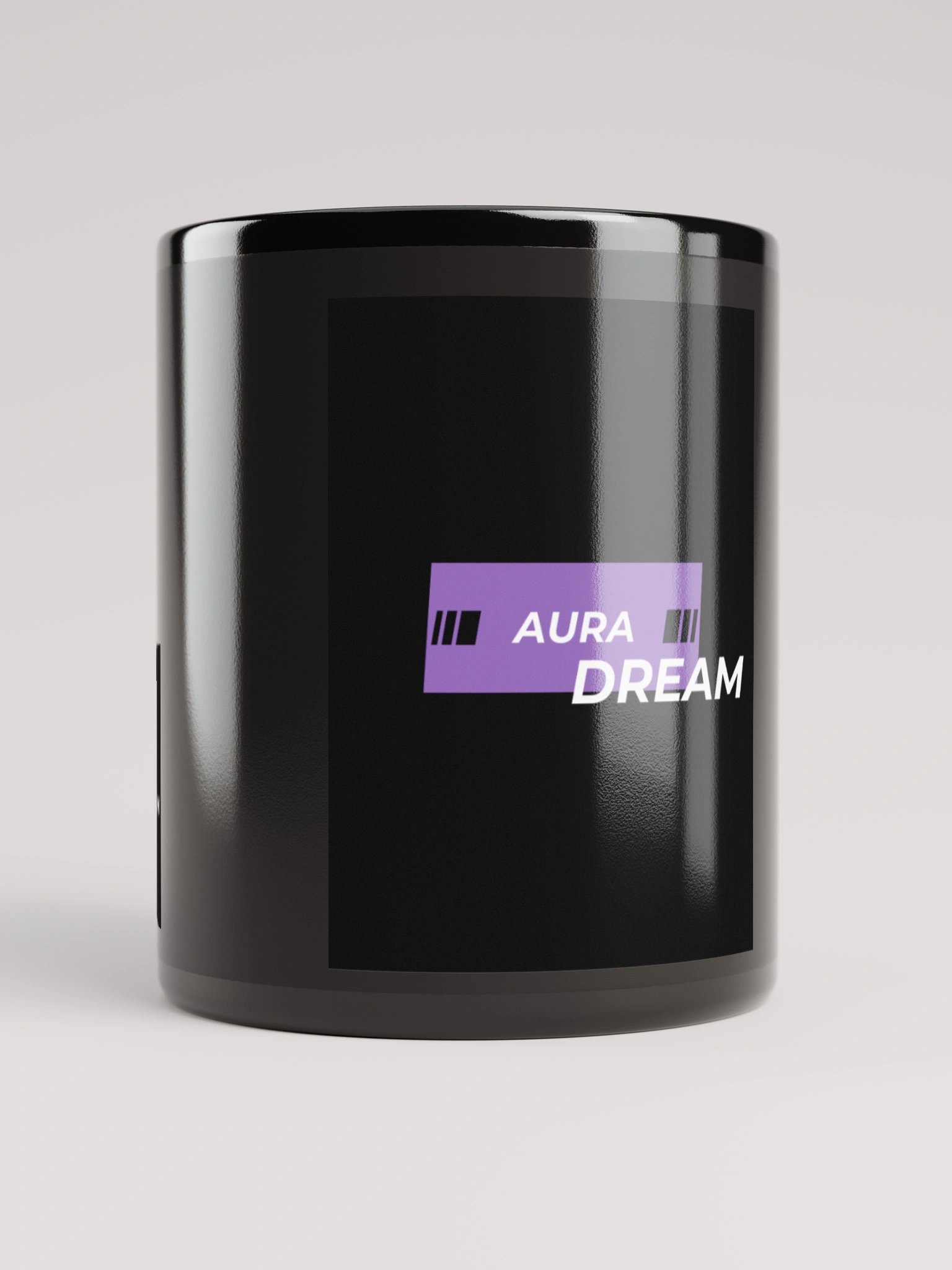 AURA DREAM Black Glossy Mug product image (5)