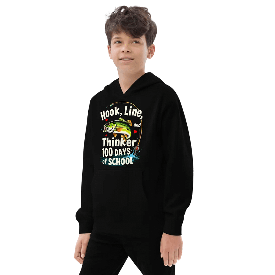 Hook, Line, Thinker 100 Days of School Youth Pullover product image (4)