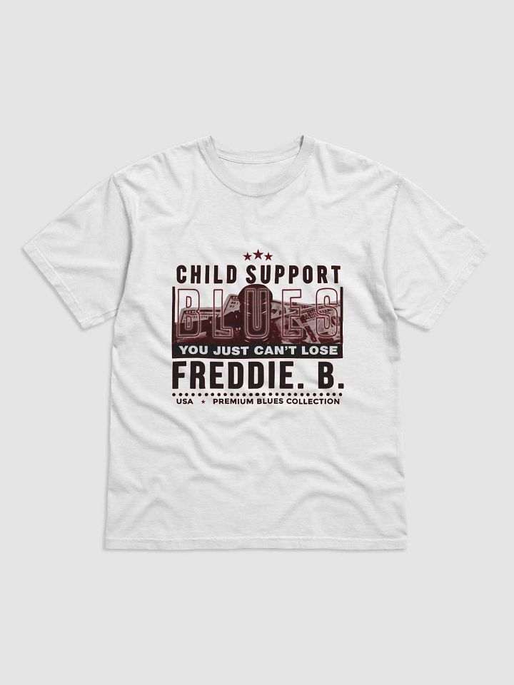 Official Freddie B. Child Support Blues Tee (Non-Faded Blues Edition) product image (1)