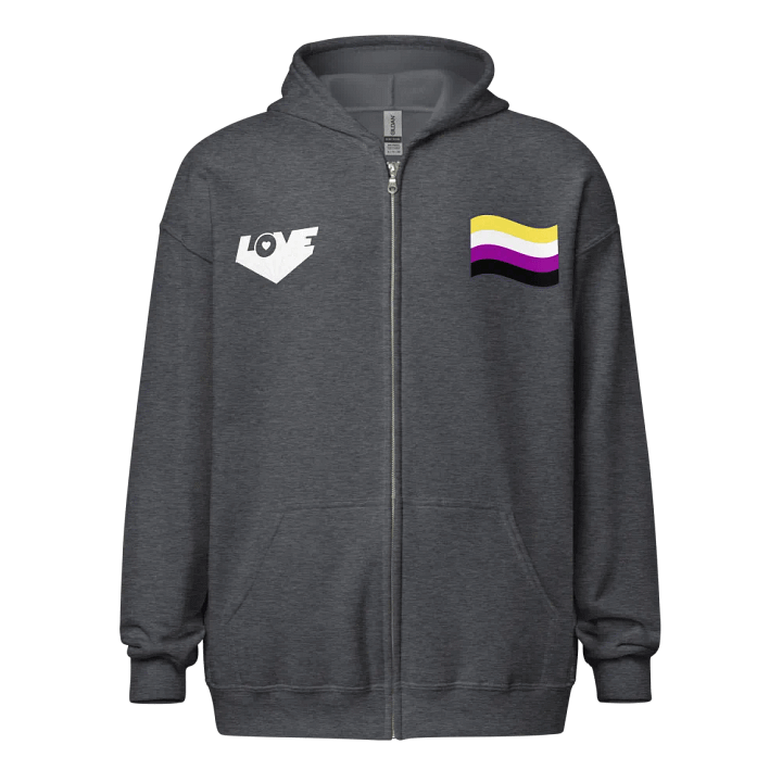 Jagged Fusion Unisex Zip Hoodie product image (2)