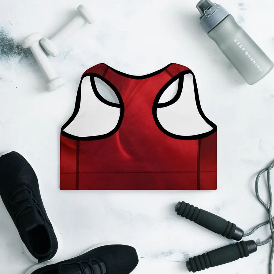 Radiant Red Sports Bra product image (8)