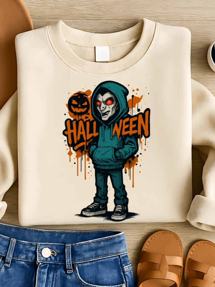 Streetwear Vampire Sublimation PNG – Cool Halloween Clipart for T-Shirts – Urban Fangs & Dark Attitude – 300 DPI Instant Digital Download product image (1)