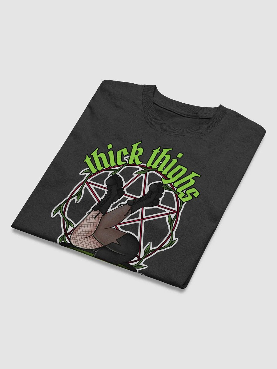 Thick Thighs Witchy Vibes Cotton Tee product image (4)