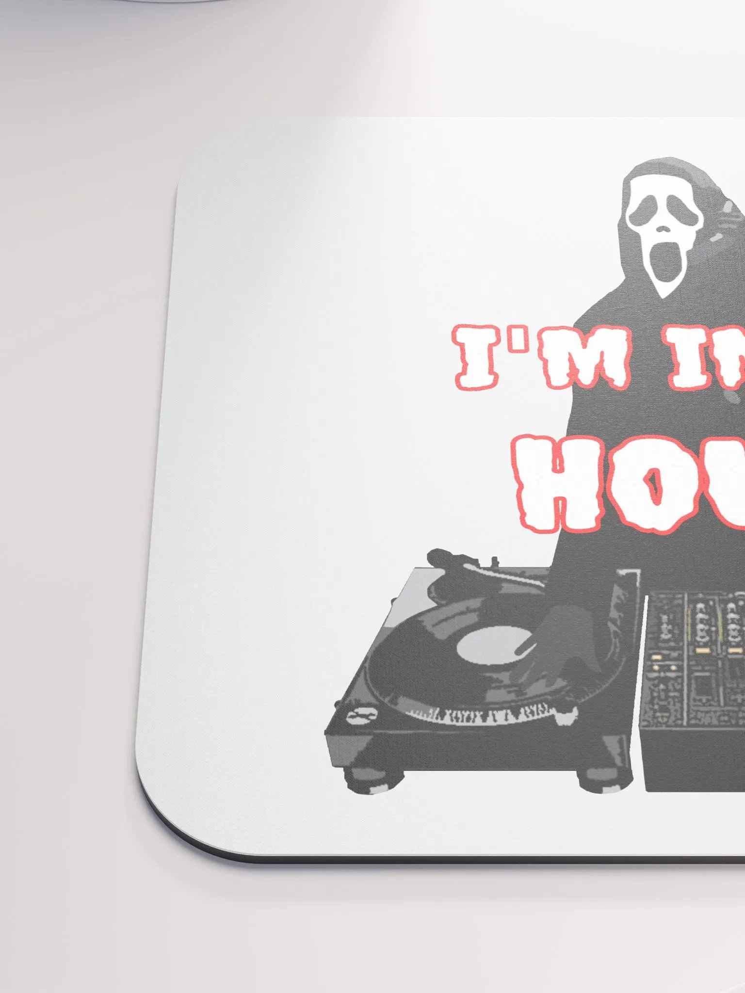 Ghostface in the house Classic Mouse Pad product image (6)
