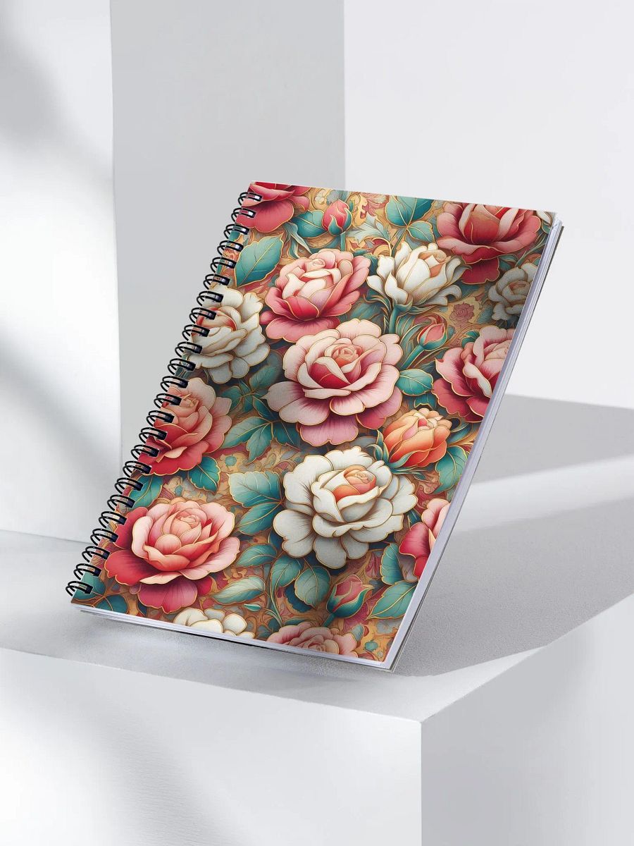 Royal Floral Spiral Notebook product image (3)