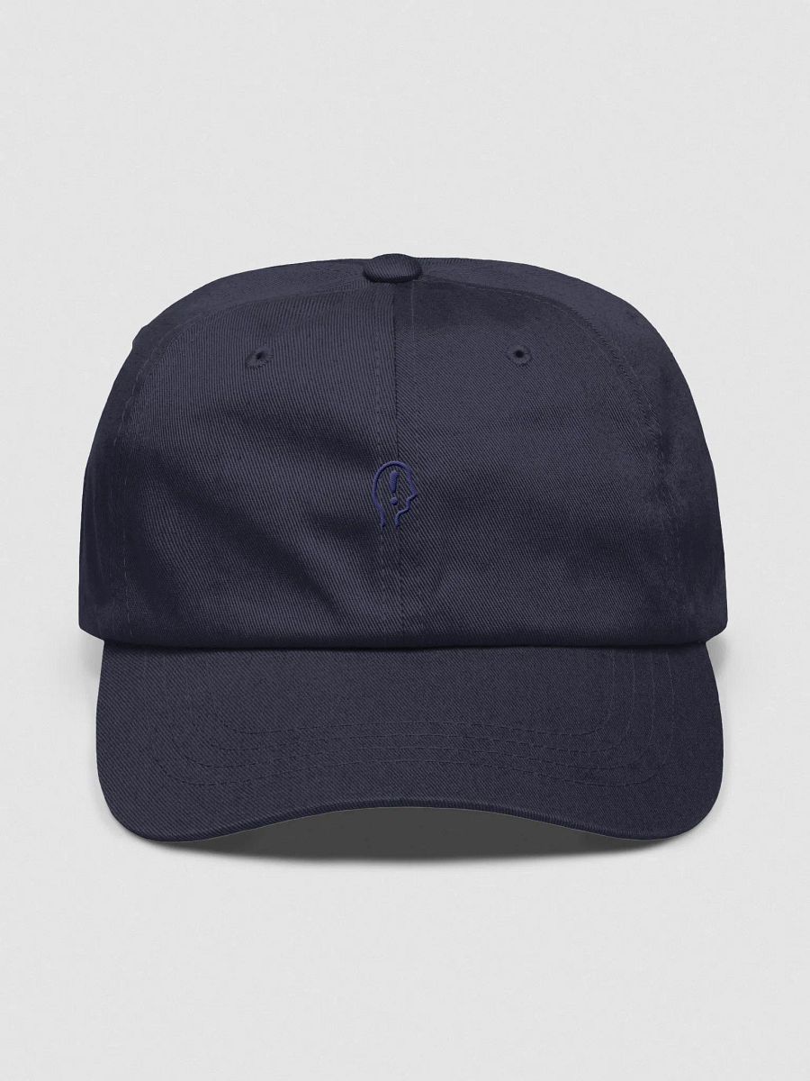 EXCLAIMING MENTALLY (sm. design, navy thread) classic dad hat product image (33)