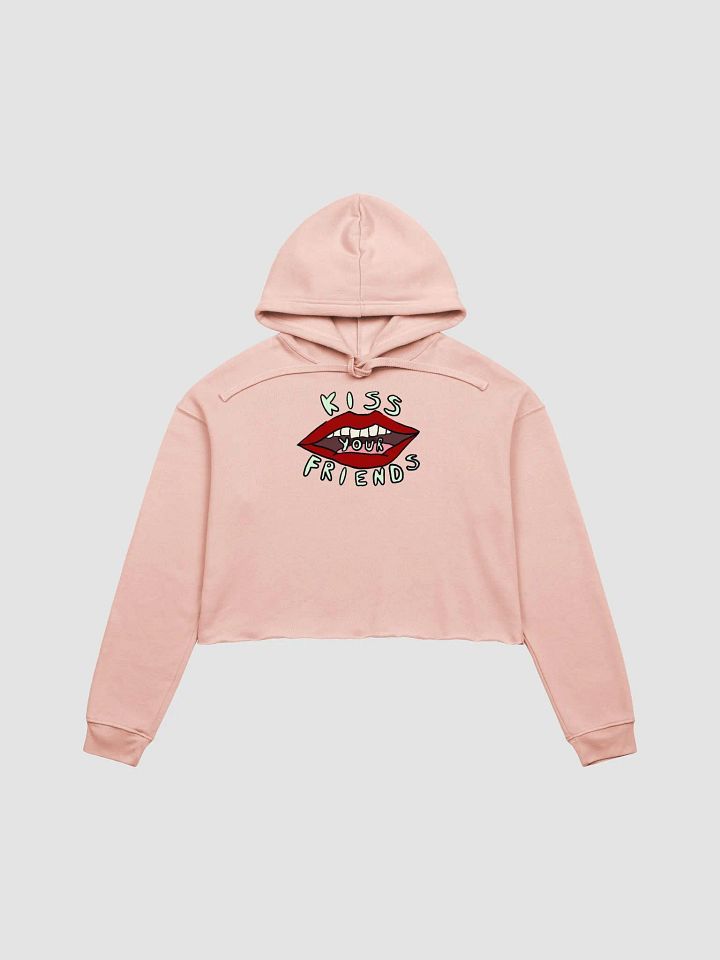 Kiss Your Friends Cropped Hoodie product image (1)