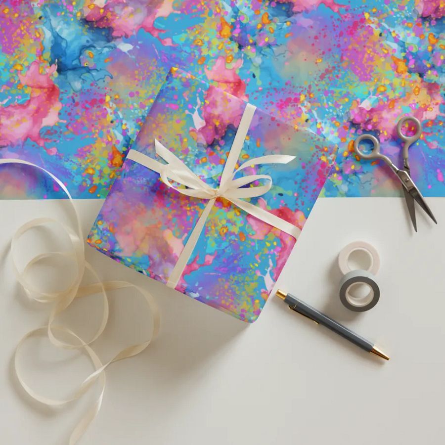 Pastel harmony gift wrap for ladies who like to perfect their gift-giving product image (12)