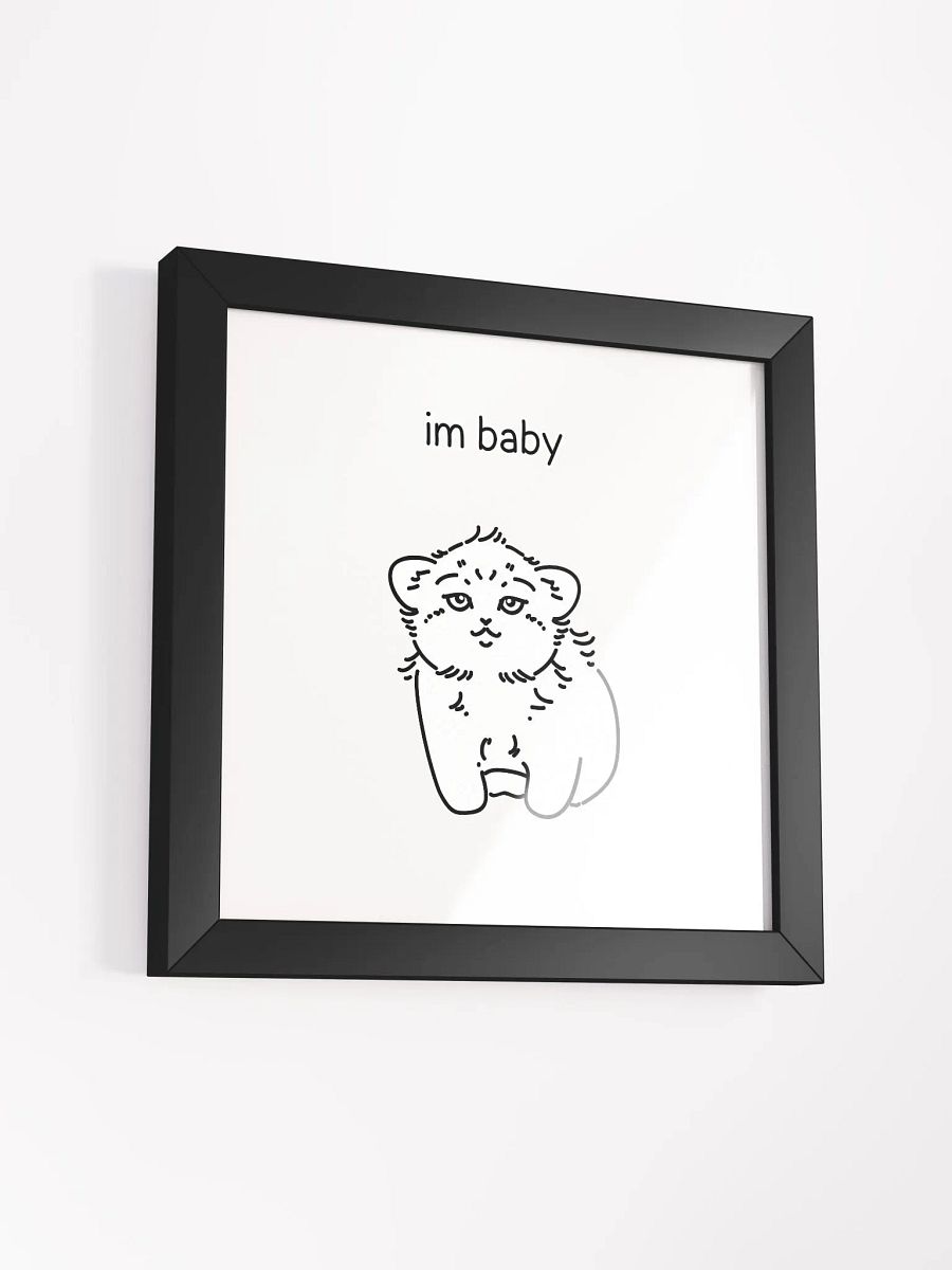 I'm Baby Manul - Framed Print product image (7)