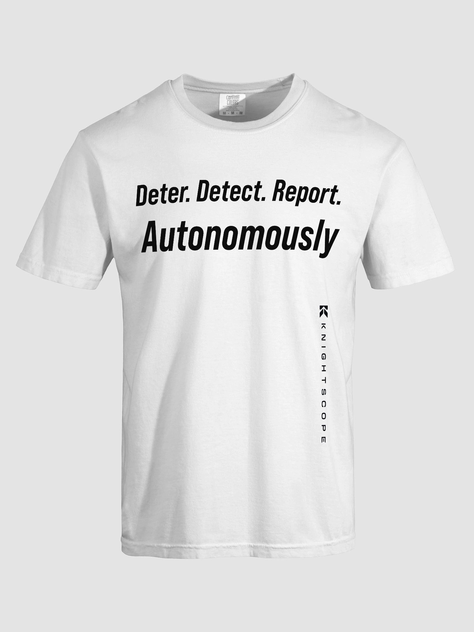 Deter. Detect. Report: T-Shirt - White product image (7)