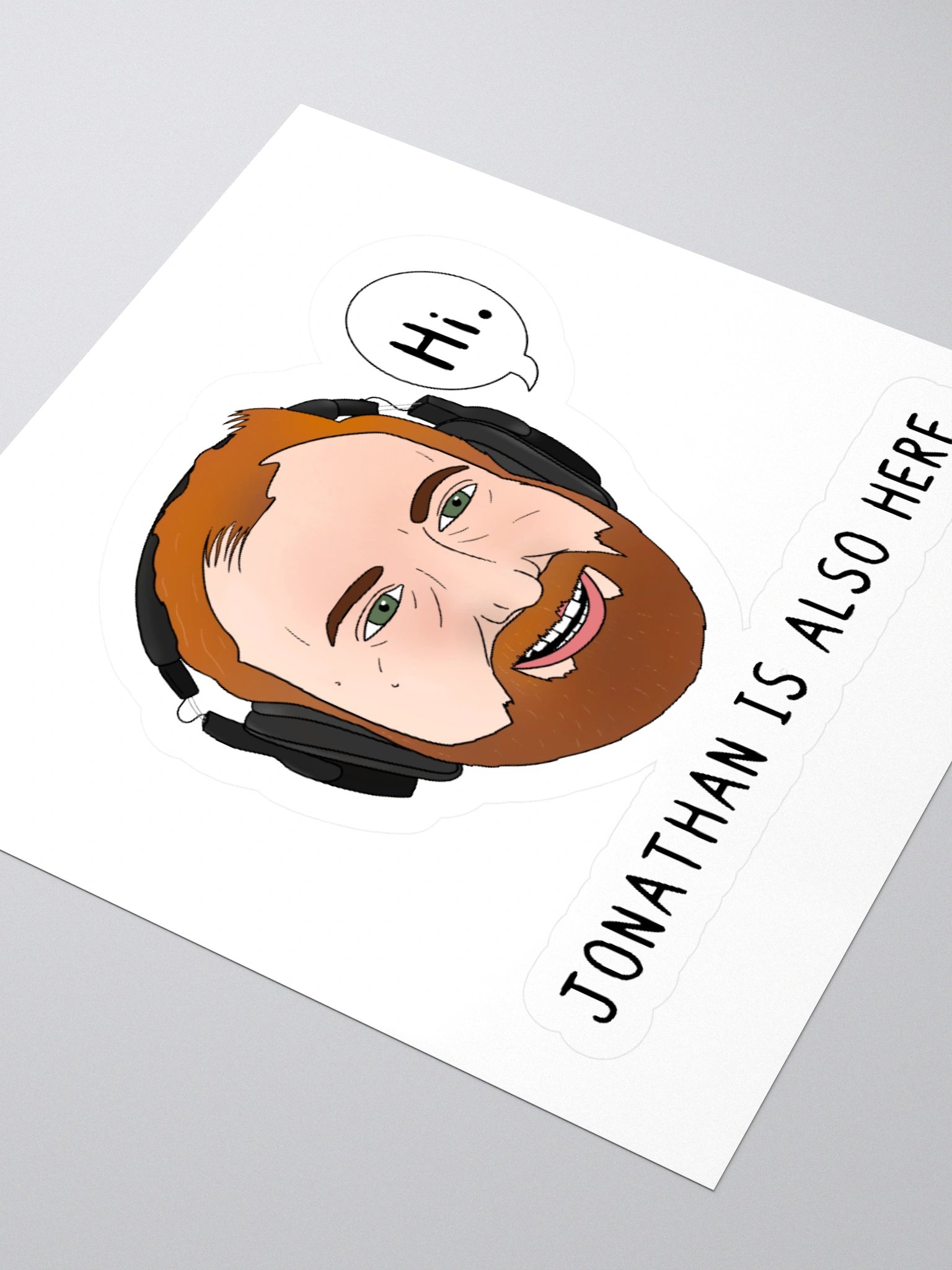 "Jonathan Is Also Here" stickers product image (8)