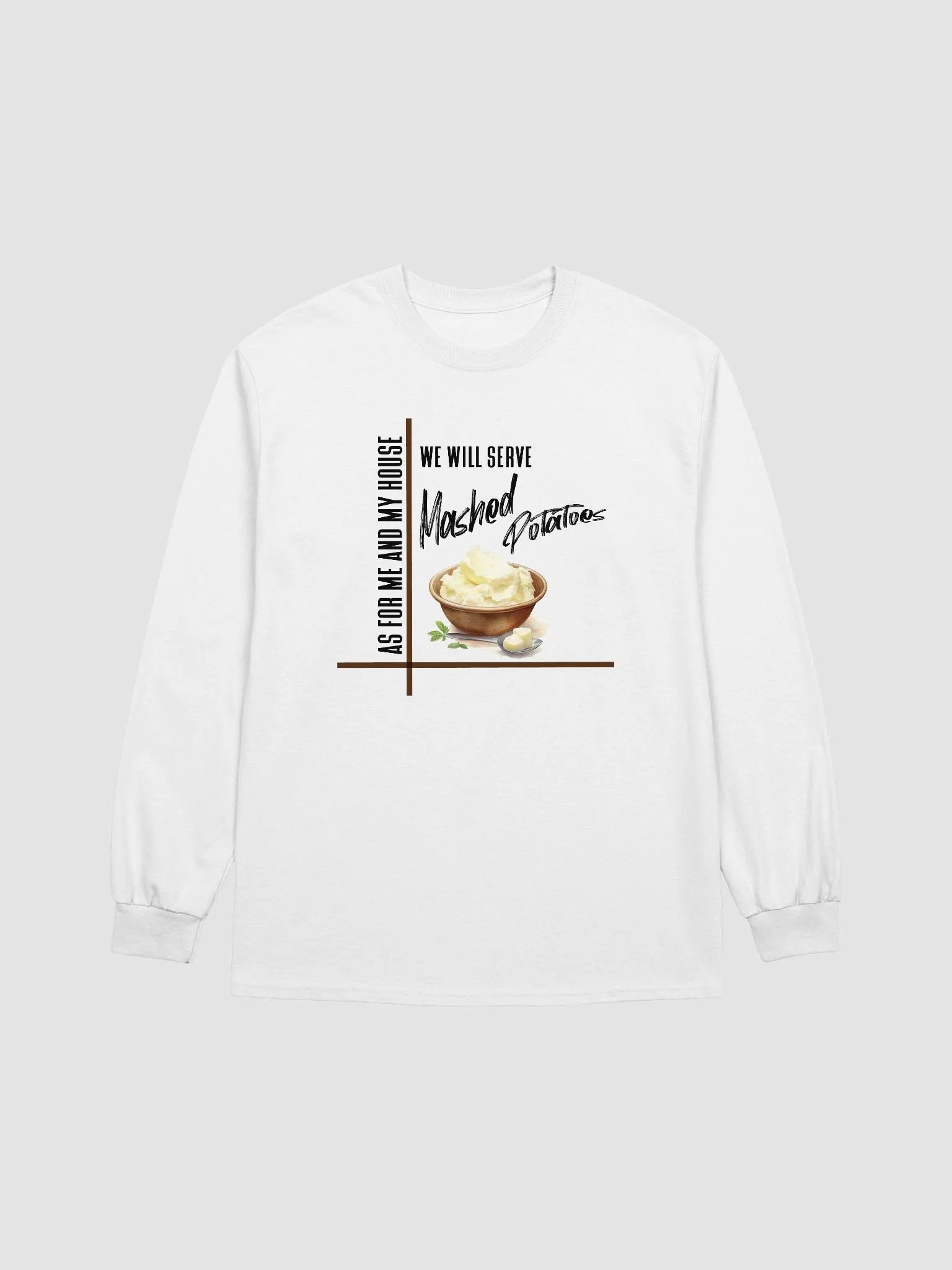 Mashed Potatoes Long Sleeve T-Shirt product image (1)