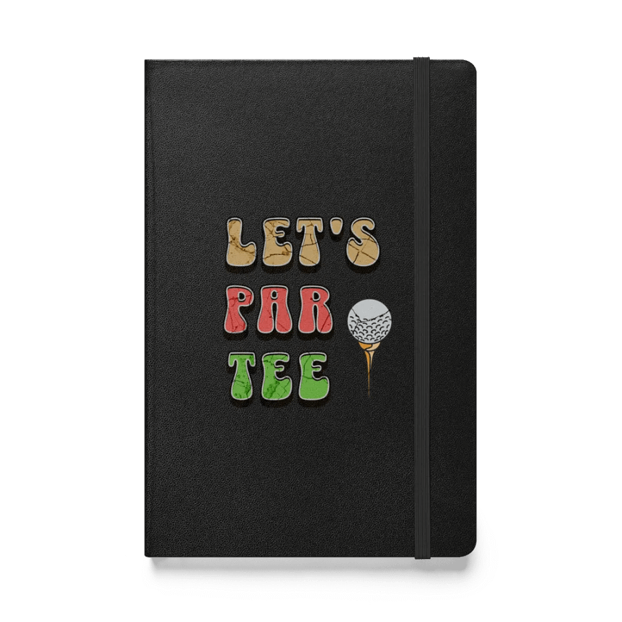 Lets Par Tee Golf Cracked Ball Hardcover Notebook product image (1)