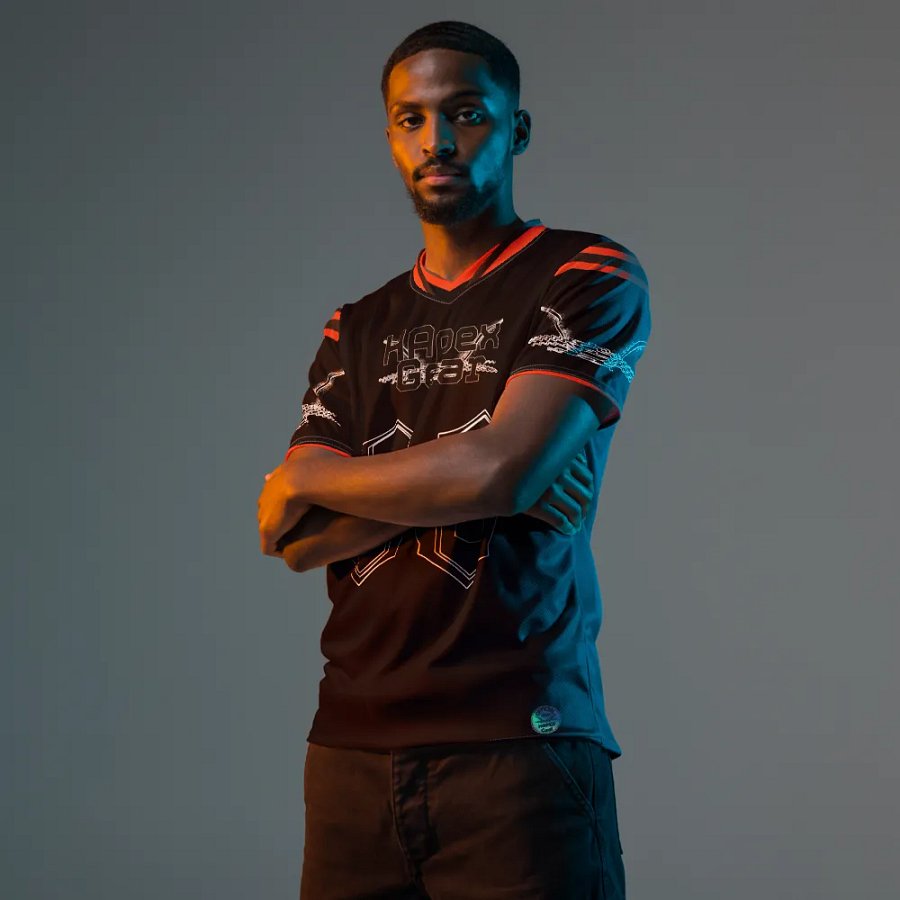 Dieter - Black - Recycled Unisex Sports Jersey - Black HApex Gear Black Logo product image (11)