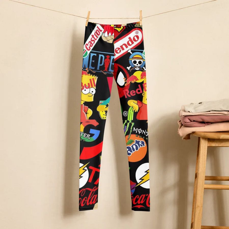 Kids Leggings – Famous Brands Print for Trendy & Stylish Look product image (6)