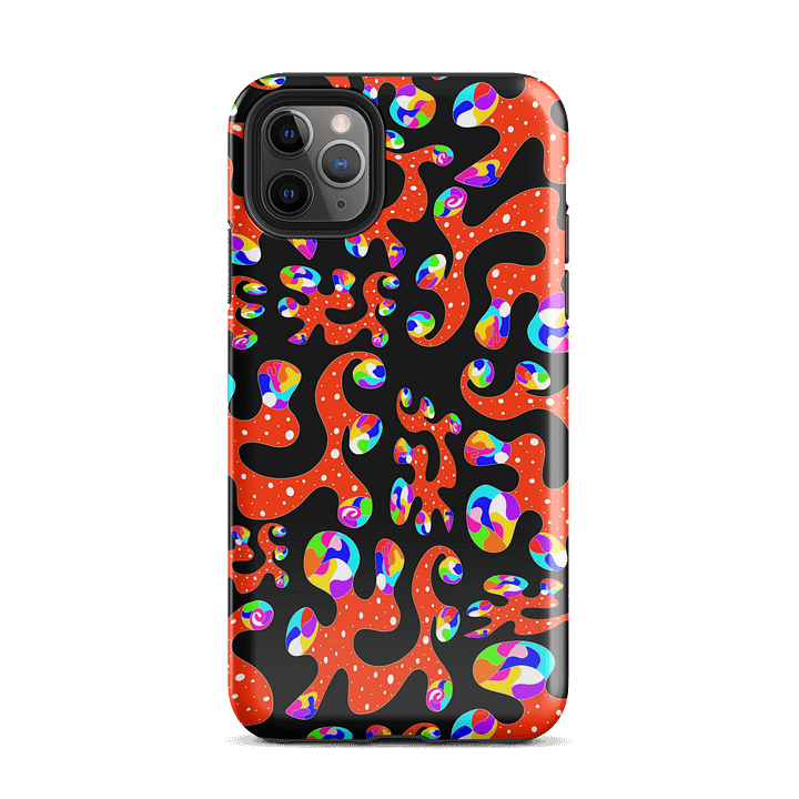 Vibrant Red Amoeba Tough iPhone® Case product image (26)