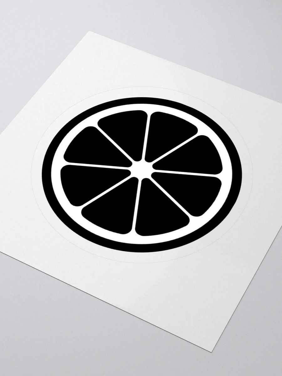 MIKAN Sticker(White×Black) product image (3)