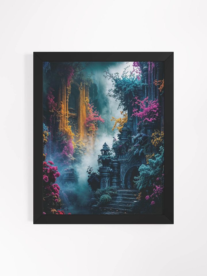 Sanctum of the Blooming Veil Framed Print product image (4)