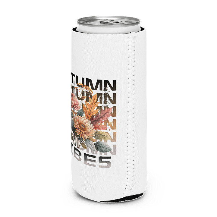 Autumn Vibes Boho Flowers Can Cooler product image (2)