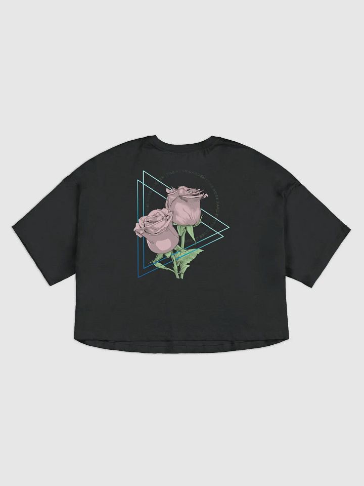 Rose Garden Loose Drop Crop Top product image (3)