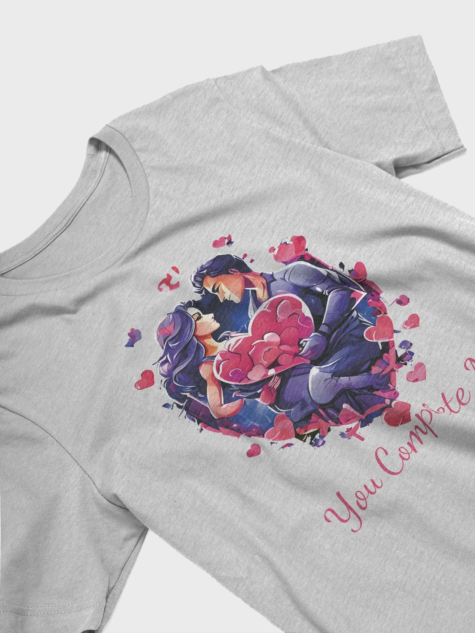 You Complete Me Funny Colorful T-Shirt for Couples - Perfect Husband-Wife, Boyfriend-Girlfriend Shirt product image (4)
