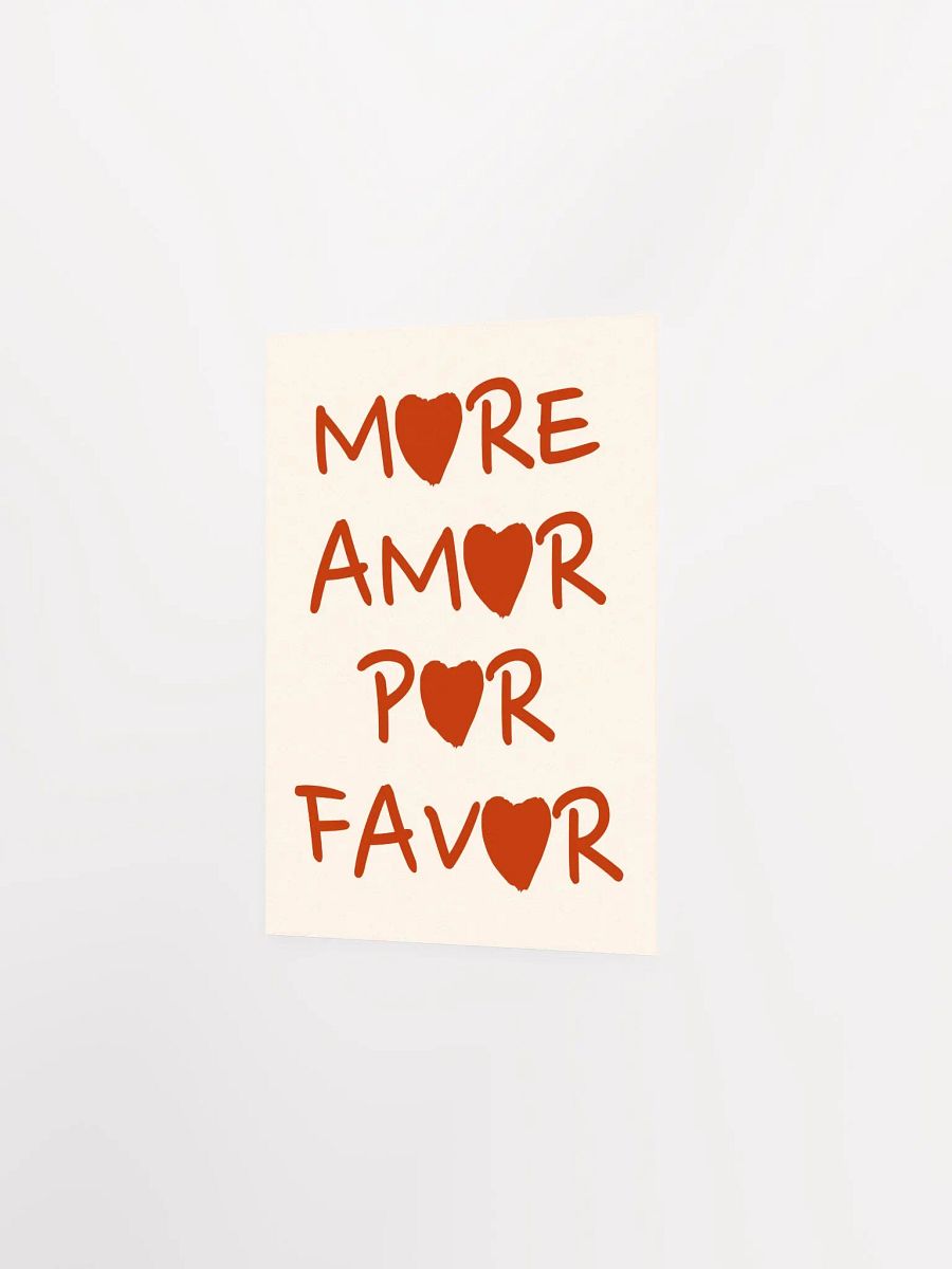 MORE AMOR POR FAVOR Typography Art Print product image (8)